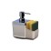 Toskana kitchen dispenser, with a lip section, beige color