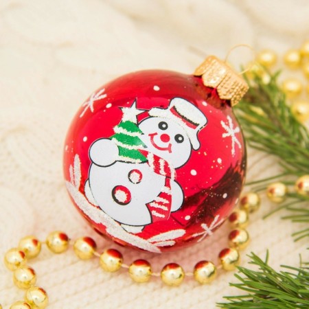 Set of New Year's balls "Magic" D-6 cm (set 5 pcs)-5