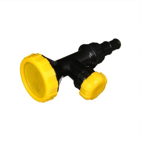 Watering nozzle, 1/2 "−3/4" (12 mm --19 mm), with tap, plastic, "shower"-1