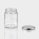 Glass jar for spices with a metal lid "Idell", 160 ml, 6.8 × 8.5 cm, mixing color mix