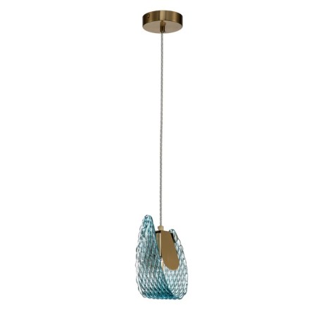 Suspended Indigo lamp, 11033/1p blue. 1x40W, E14, 135x135x240/1700 mm, blue color-1