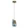 Suspended Indigo lamp, 11033/1p blue. 1x40W, E14, 135x135x240/1700 mm, blue color