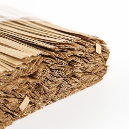 Clip tape, set of 1000 pcs., Length 1 pc. - 12 cm, beige color-3