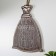 Decorative wood hooks "Coffee bag" 23.5x18x2.8 cm