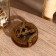 Compass with sunny clock "Vest" brass 8 cm