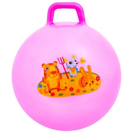 Ballion-jump with a handle Zabiaka, D = 45 cm, 350 g, Mix color-12