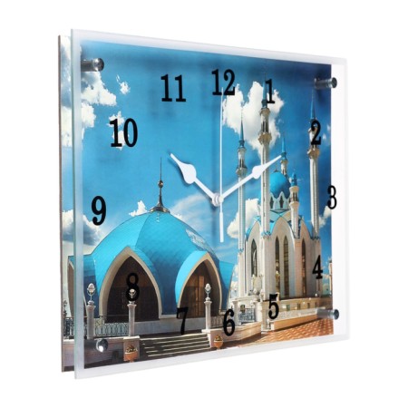 Carty clock, interior, interior "Kazan mosque Kul Sharif", silent, 30 x 40 cm-1