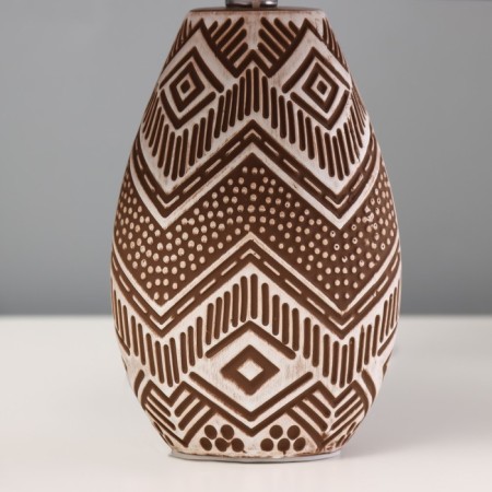 Savva table lamp E14 40W brown 20x20x32cm-4