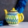 Rishtan ceramics "Patterns", 1000 ml, yellow