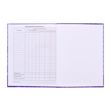 Diary for grades 1-4 "Bear", hard cover, glossy lamination, 48 sheets-8