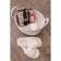 Set of storage baskets, manual weaving, cotton, 2 pcs: 30 × 22 × 16 cm, 37 × 28 × 21 cm