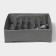 Organizer for storing linen "Smart", 7 cells, 32 × 32 × 10 cm, color gray color