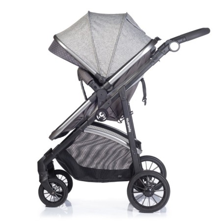 Stroller Transformer 2 in 1 ACARENTO Essenza, Light Grey color-12