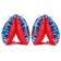 Sleanings "Spider Man", children, for swimming, 20x16 cm., Blue color