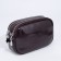 Cross-Bodi bag with zipper, burgundy color