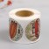 Stick Paper "Retro transport" d = 3.8 cm 252 pcs in the roll