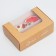 Box for eclairs, confectionery packaging, 2 inserts, “Made with love”, 15 x 10 x 5 cm