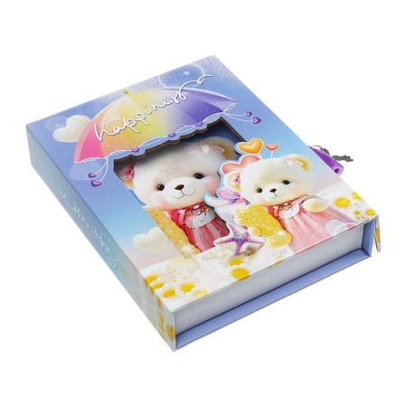 Gift notebook, 45 sheets, line, on the castle of the bear (16.3x12.7cm)-6