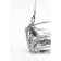 Bag Cross-Body female, eco-leather, Polina & Eiterou silver, 21x8x13 cm
