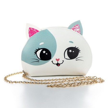 Children's bag for a girl "Kitty smile", from artificial leather-2