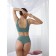 Top female on wide straps Mirey, size 44, green color