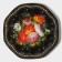 Glass stand for the eggs of the folk motifs, 8 cells, 21.5 × 21.5 cm