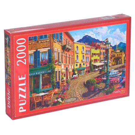 Puzzle "Bright Summer Embankment", 2000 elements