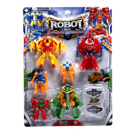 Set of robots "Aviabots" are transformed, 6 pieces-23
