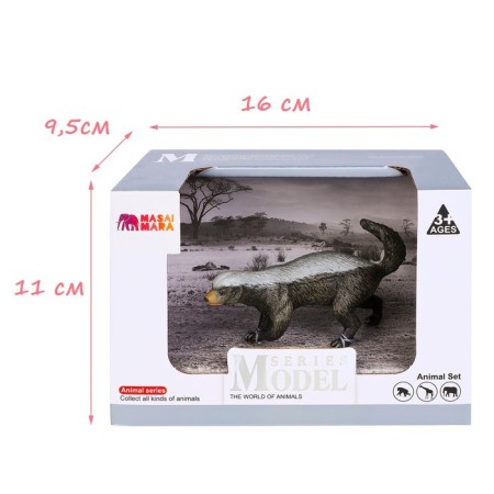 Фигурка «Мир диких животных: барсук медоед»-7