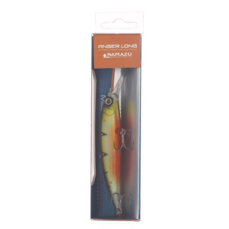 Namazu Anger Long wobbler, 9.7 cm, 13.5 g, mine, floating (0.5-1.5 m), color 17-1