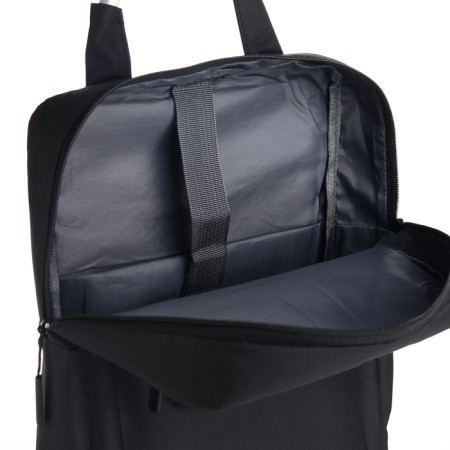 Backpack, lightning department, external pocket, black color-3