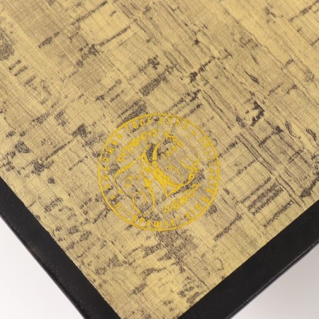 Safe Brush Tree leatherette "Guardian of Time" embossing 21x13x5 cm-5