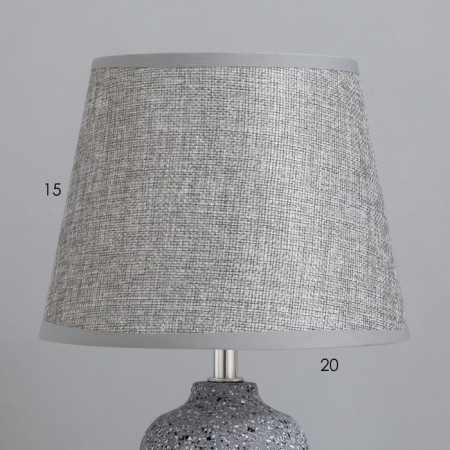 Table lamp "AI" 1x40W E14 gray 20x20x34cm-2
