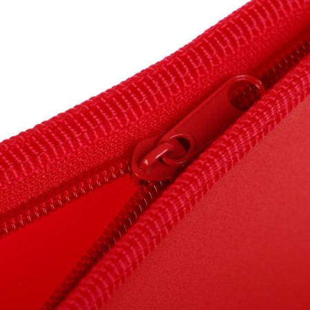 Plastic folder A4, 325 x 230 x 55 mm, lightning from above, calligrata "office", PM-A4-02, 0.5 mm, color, texture "sand", red-2