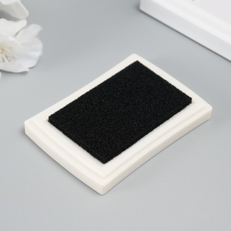 Stamping pillow "Black" 7.7x5.2x1.8 cm-1