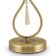 Madeline table lamp, 1x40W E14, brass color