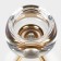 Summary metal, glass per 1 candle “Exclamation” Color Gold 9.5 x 9.5 x 17 cm
