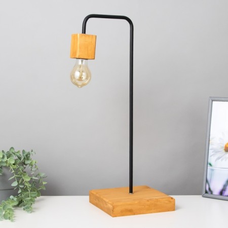 HEAB-1 desktop lamp brown/black 20x20x55cm Risalux