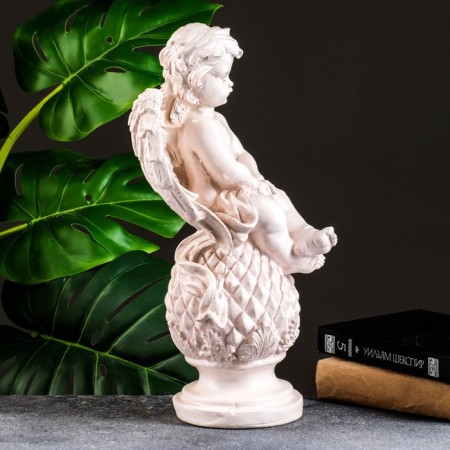 Piggy bank "Angel sitting on pineapple" aged 18x38cm-1