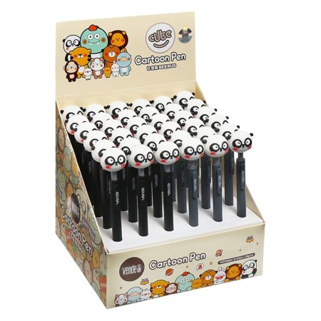 Gel Gel Prikokol machine gun, blue ink, panda mix-6