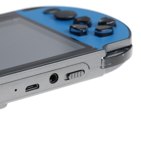 Game console X7 Plus, AV cable, 8 bits, 7000 games, blue-red-9