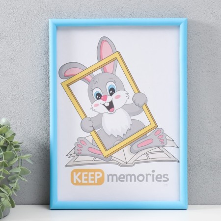 Photo frame plastic 21x30 cm 4 episode, blue-1