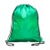 A bag for shoes 490 x 410 mm, "standard" max, (soft polyester, density 210 d), green
