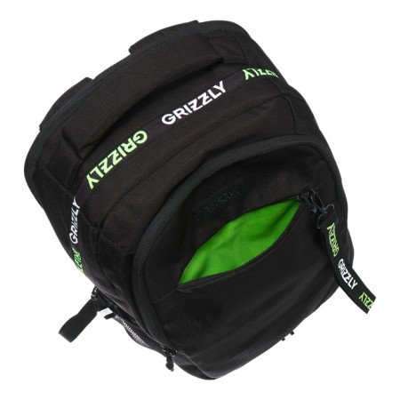 Youth backpack 42 x 31 x 22 cm, Grizzly, ergonomic back, laptop department, black-7