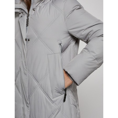 Coat insulated winter female, size 50, color gray-9