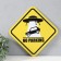 Decorative sign (poster) "Do not park" 32x32 cm, plastic