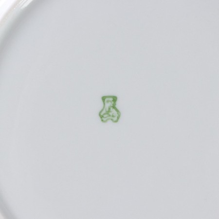 Porcelain plate "Leo", d = 24 cm, white-4