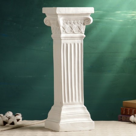 Column "Antique Malaya" 18x18x56cm White-3