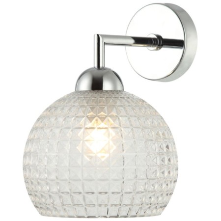 Wall lamp Frency 1xe27 40W, size 19x24.5x26.5 cm, color chromium