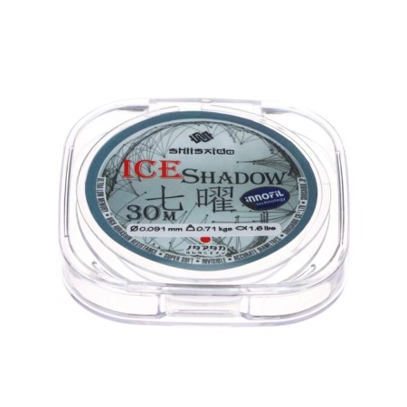 SHII SAIDO Ice Shadow fishing line, diameter 0.091 mm, test 0.71 kg, 30 m, transparent